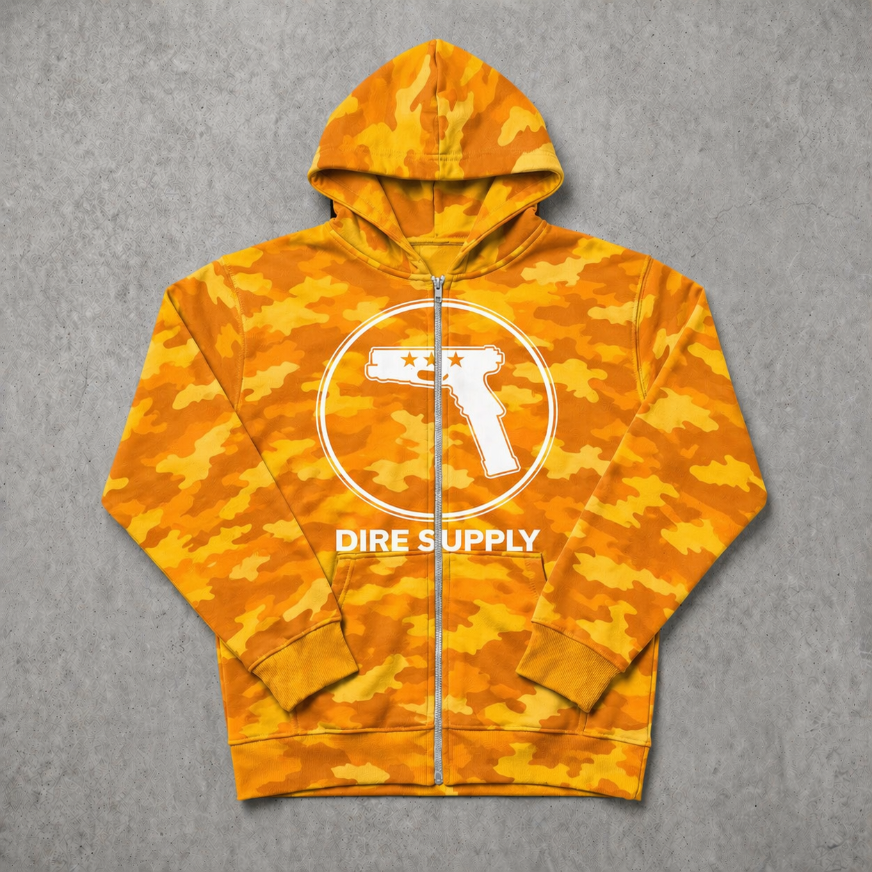 SWITCH! Camo Zip Hoodie - FIRST DISTRIBUTION